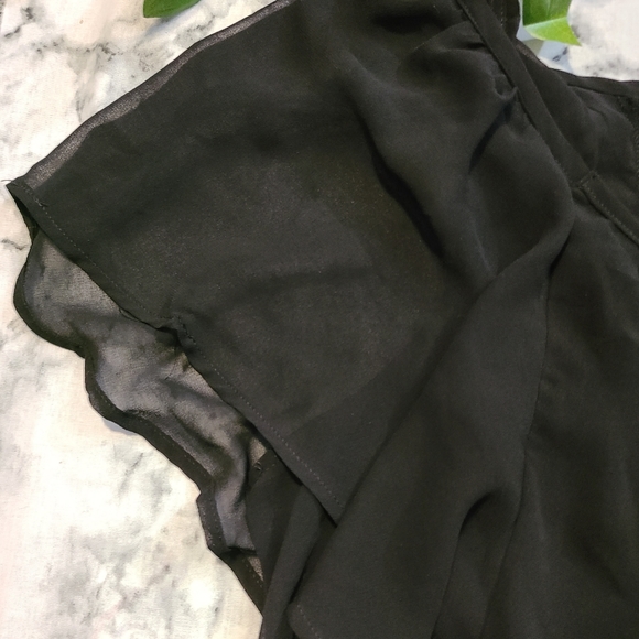 Torrid Sheer Ruffle Sleeve Top - Picture 3 of 3